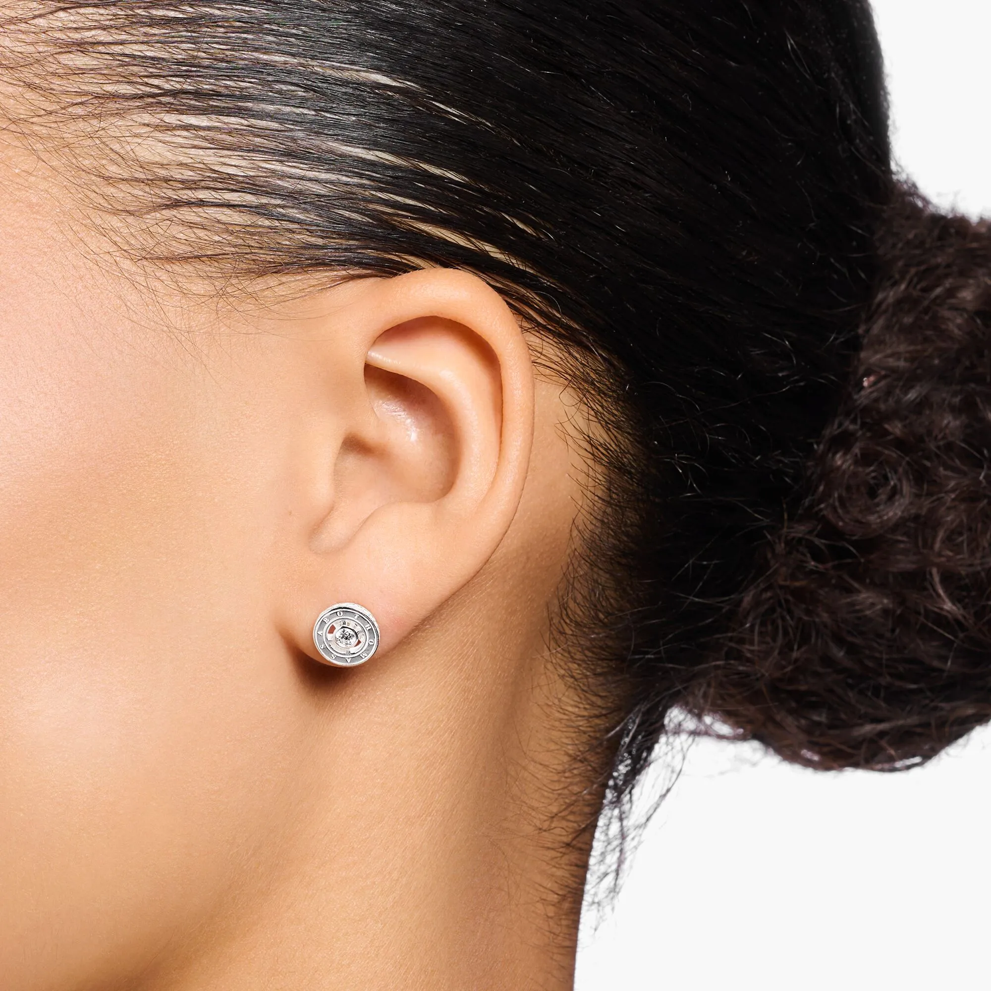 Thomas Sabo Damen Ohrringe Funkelnde Kreise Silber Ohrringe