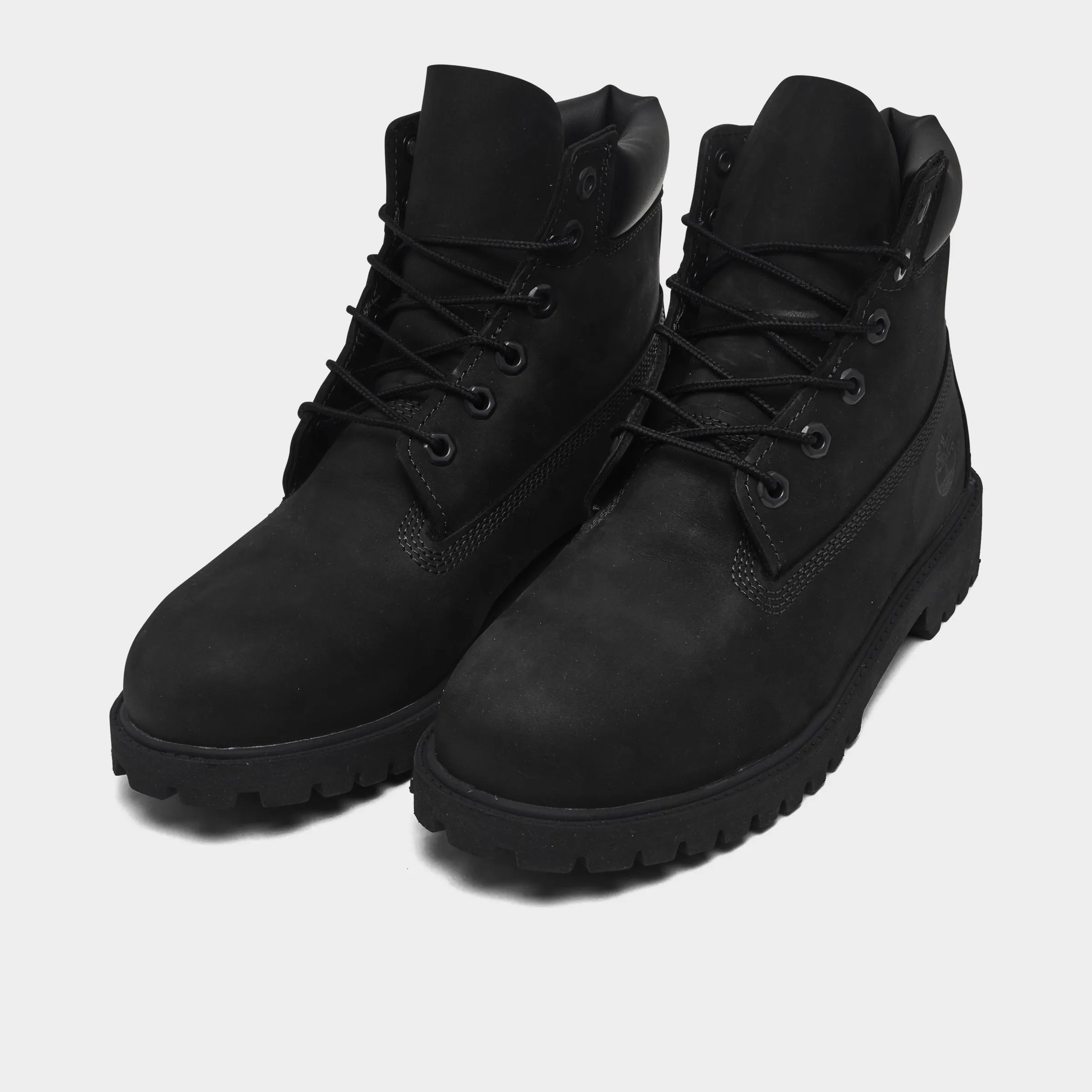 Timberland Juniors' 6-Zoll wasserdichte Premium-Stiefel / Schwarze Timberland-Schuhe