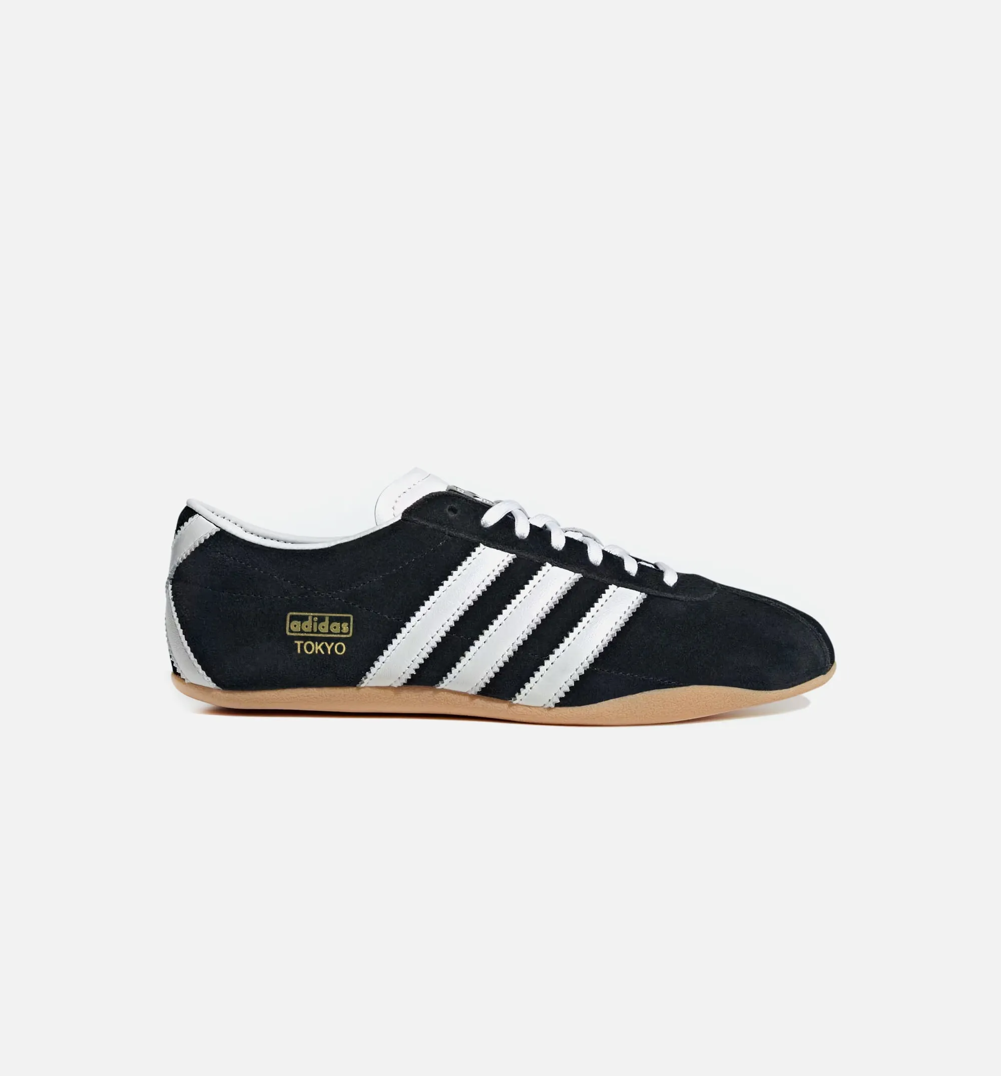 Tokyo Suede Damen Lifestyle-Schuh - Schwarz/Weiß/Gummi