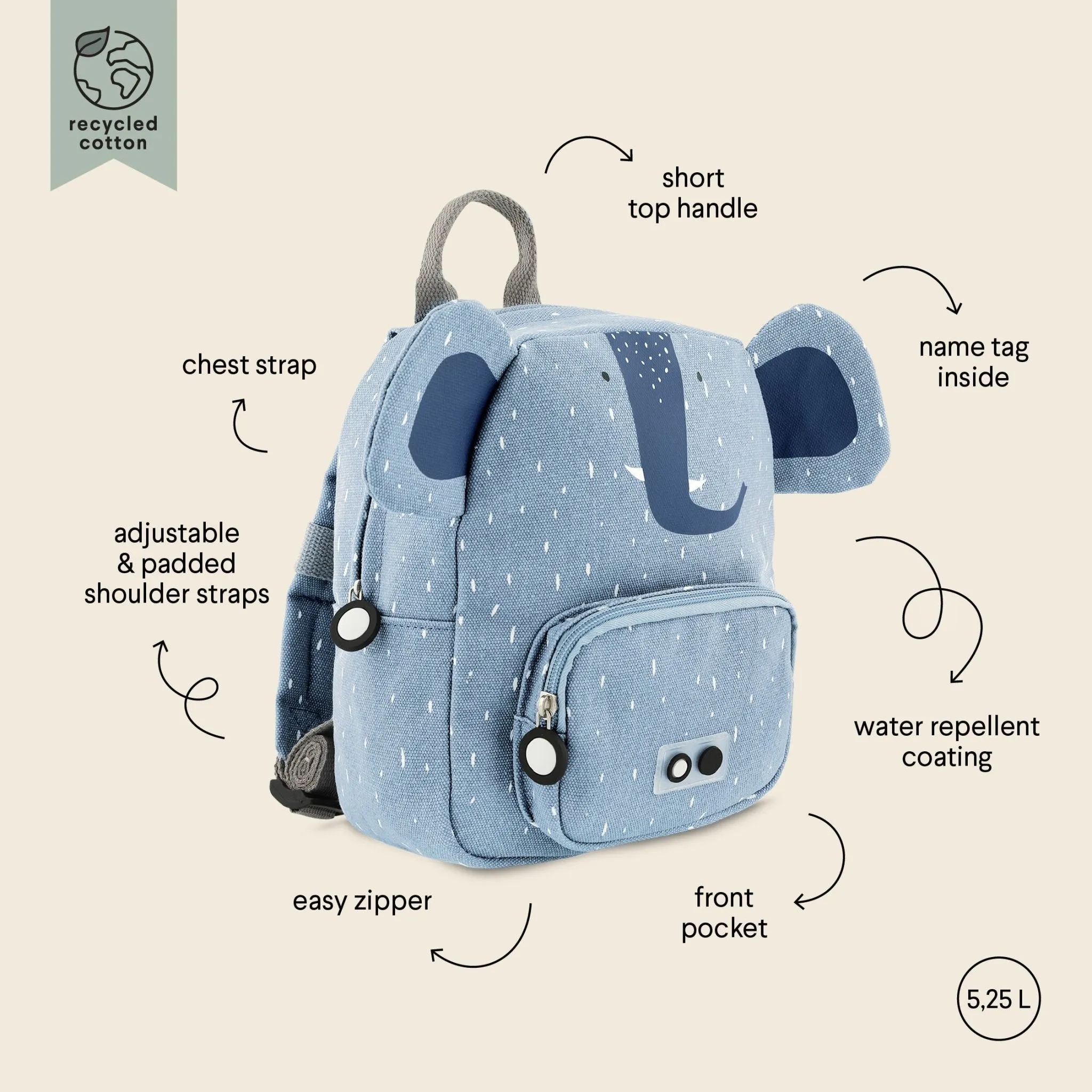 Trixie: Rucksack - Mrs. Elephant