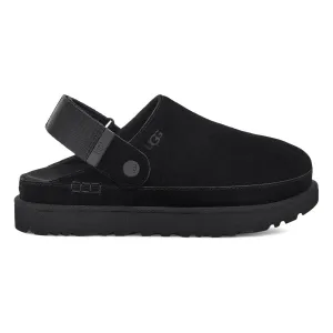 UGG Damen Goldenstar Clog Schwarz Wildleder