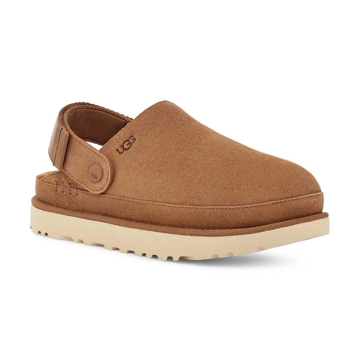 UGG Damen Goldenstar Clog Kastanienbraun Wildleder