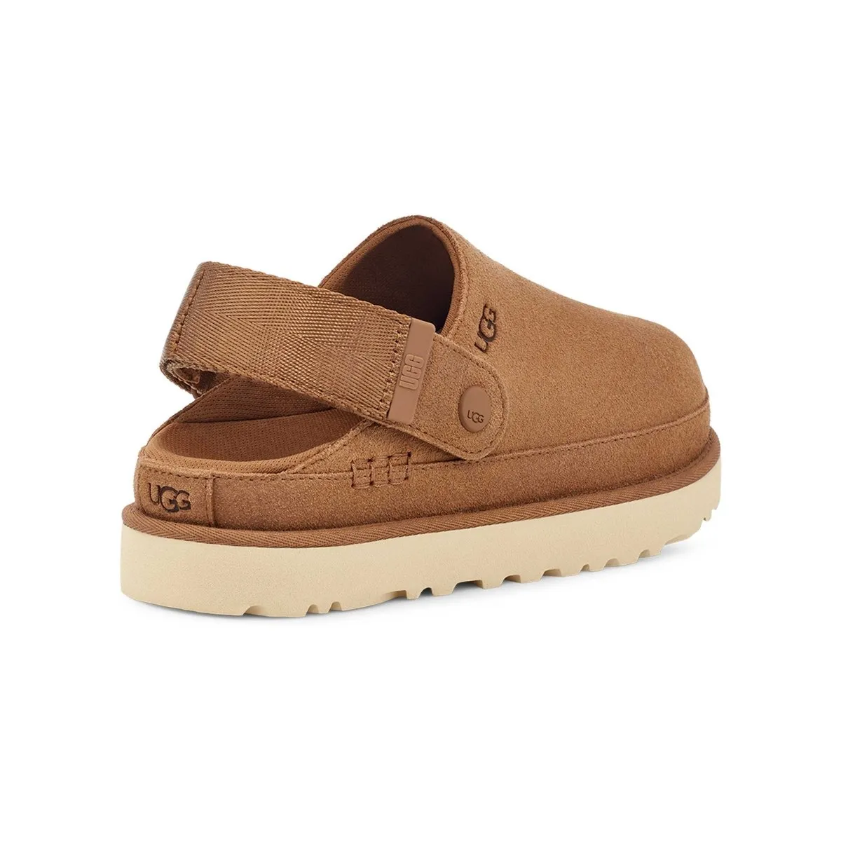 UGG Damen Goldenstar Clog Kastanienbraun Wildleder