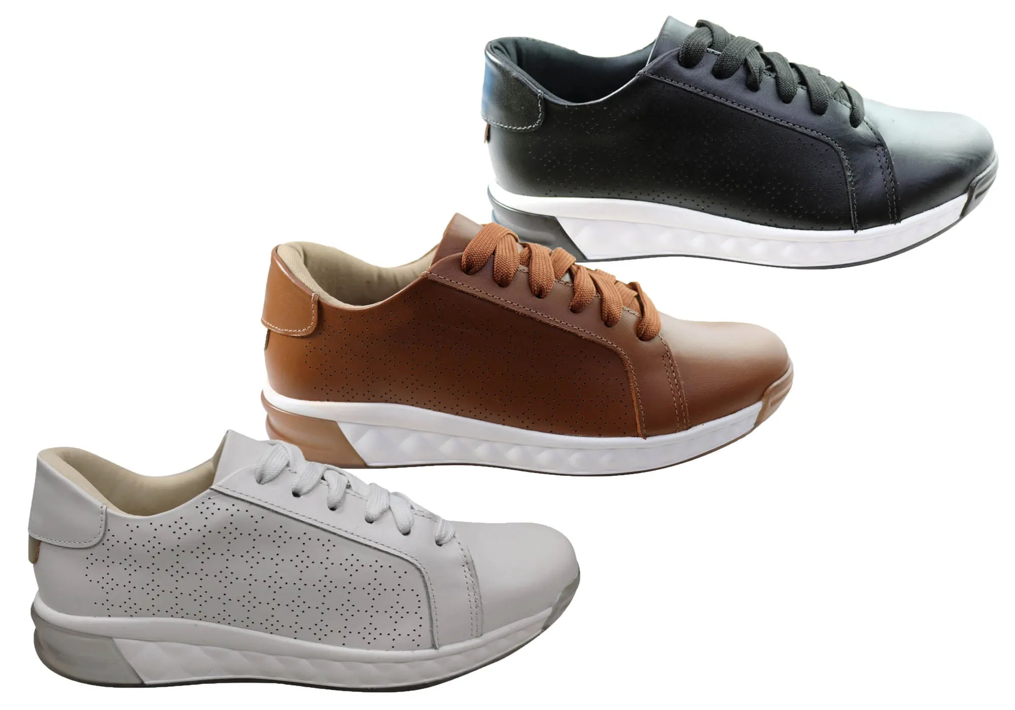 Usaflex Rina Damen Bequeme Leder Freizeitschuhe Hergestellt in Brasilien Usaflex Schuhe