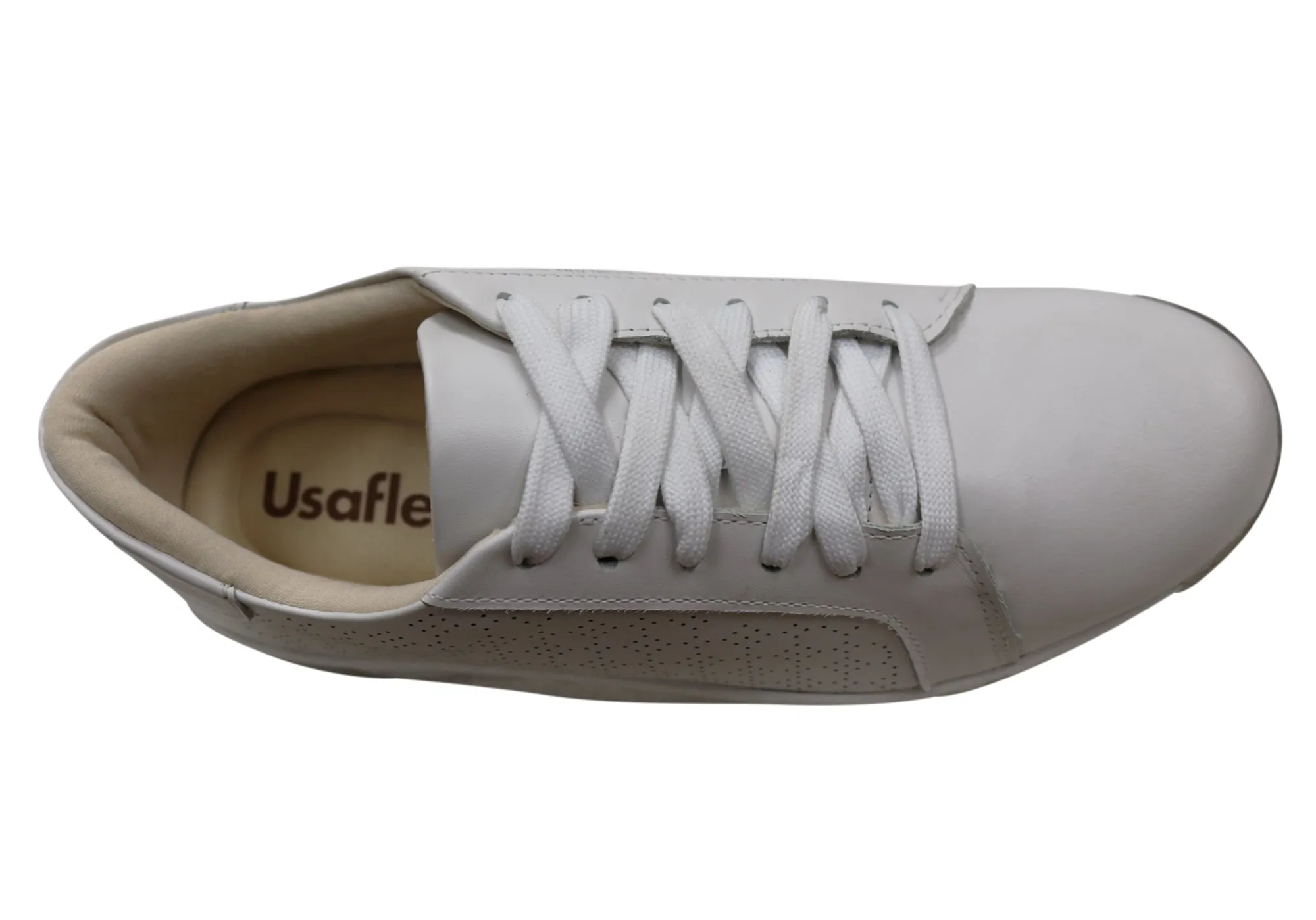 Usaflex Rina Damen Bequeme Leder Freizeitschuhe Hergestellt in Brasilien Usaflex Schuhe