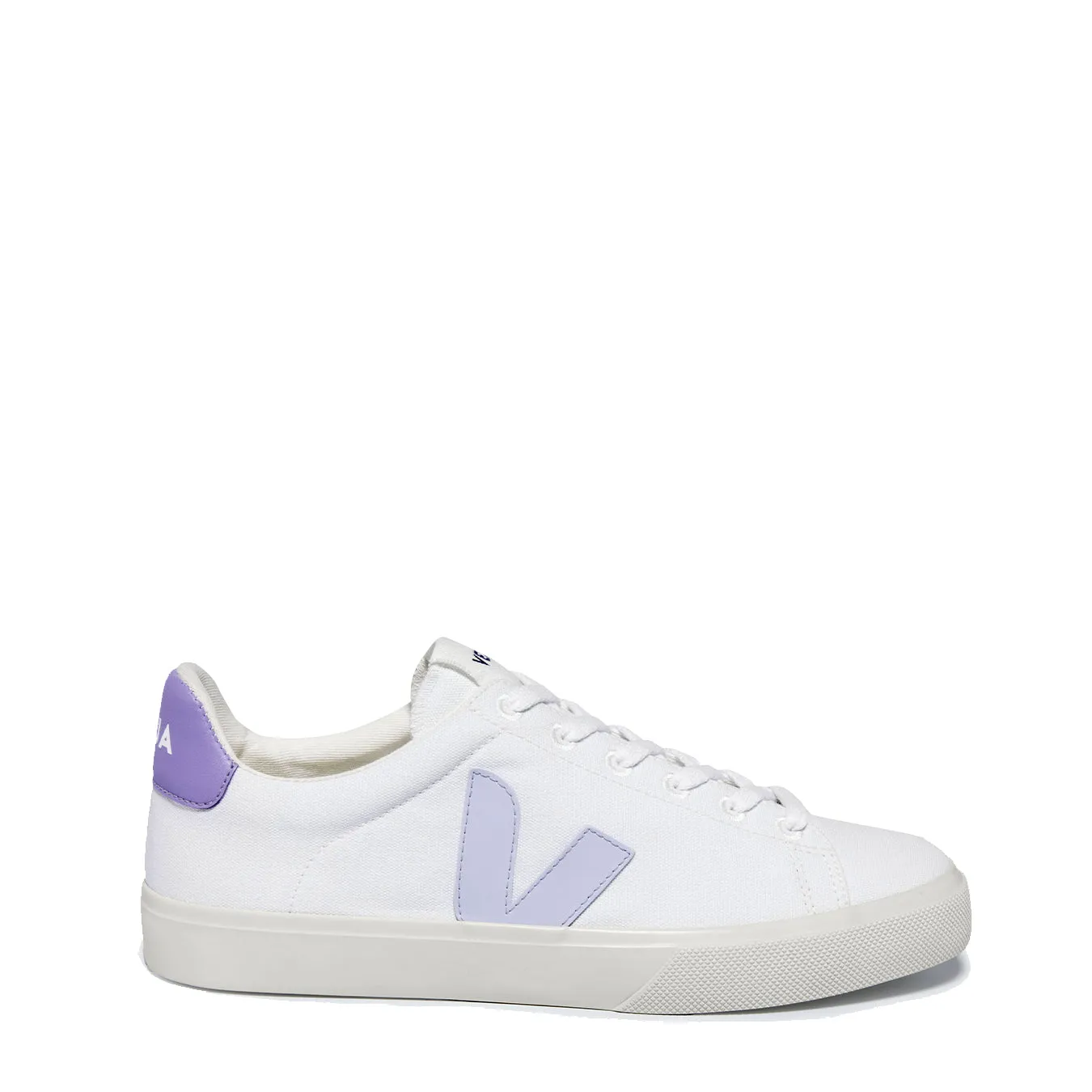 Veja Damen Campo Canvas Trainer Weißer Schwan Lavendel