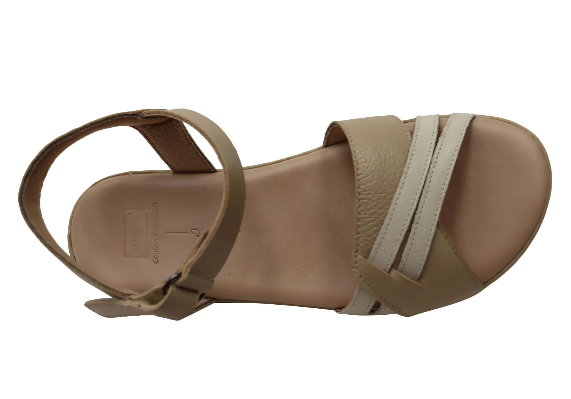 Via Paula Angela Damen Brasilianische Bequeme Ledersandalen Via Paula Schuhe