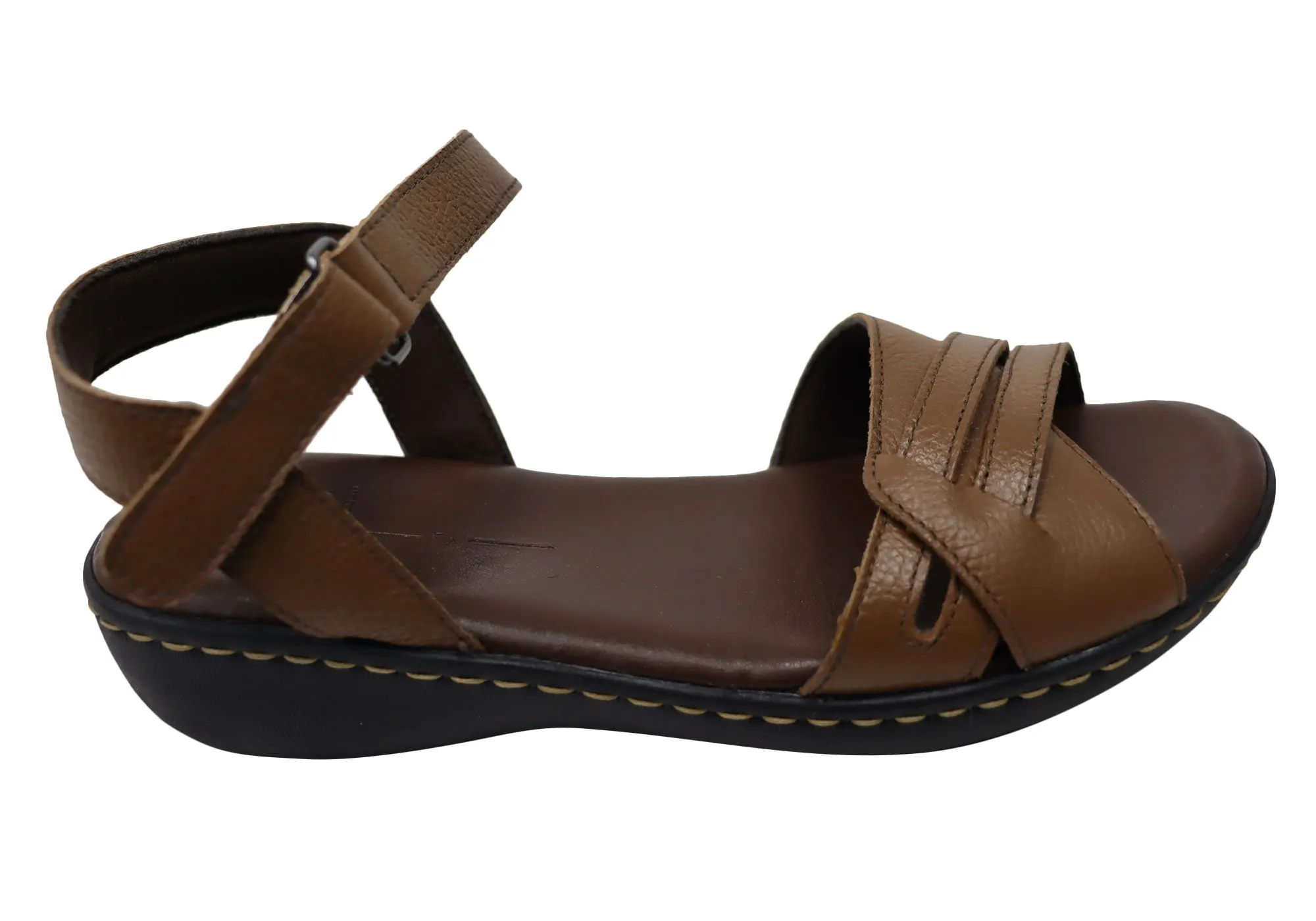 Via Paula Angela Damen Brasilianische Bequeme Ledersandalen Via Paula Schuhe