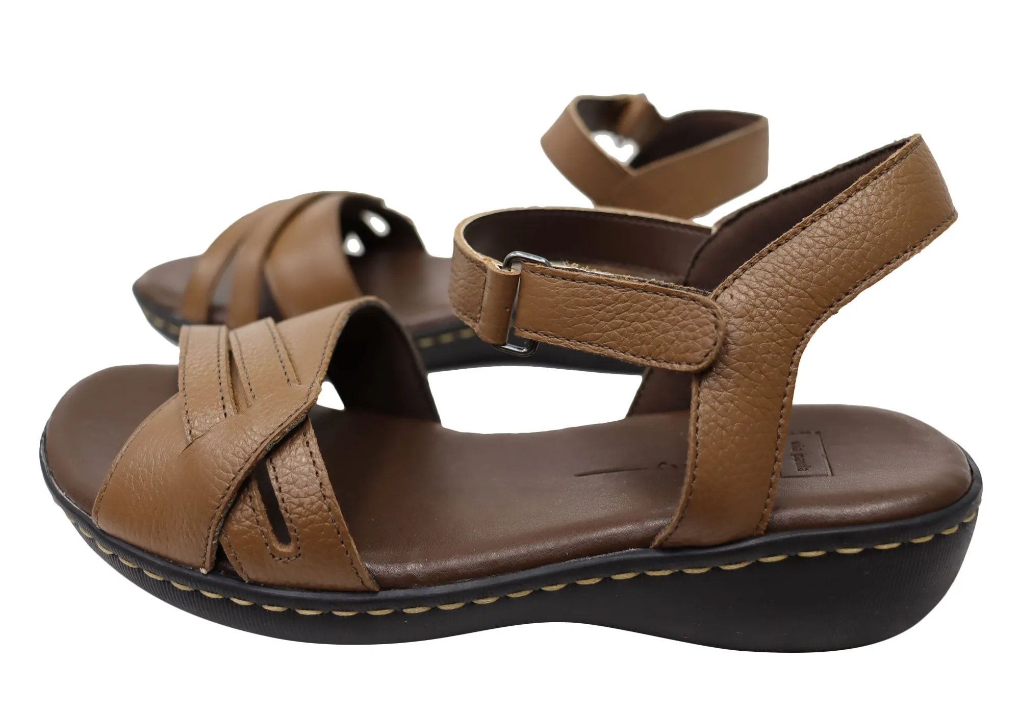 Via Paula Angela Damen Brasilianische Bequeme Ledersandalen Via Paula Schuhe