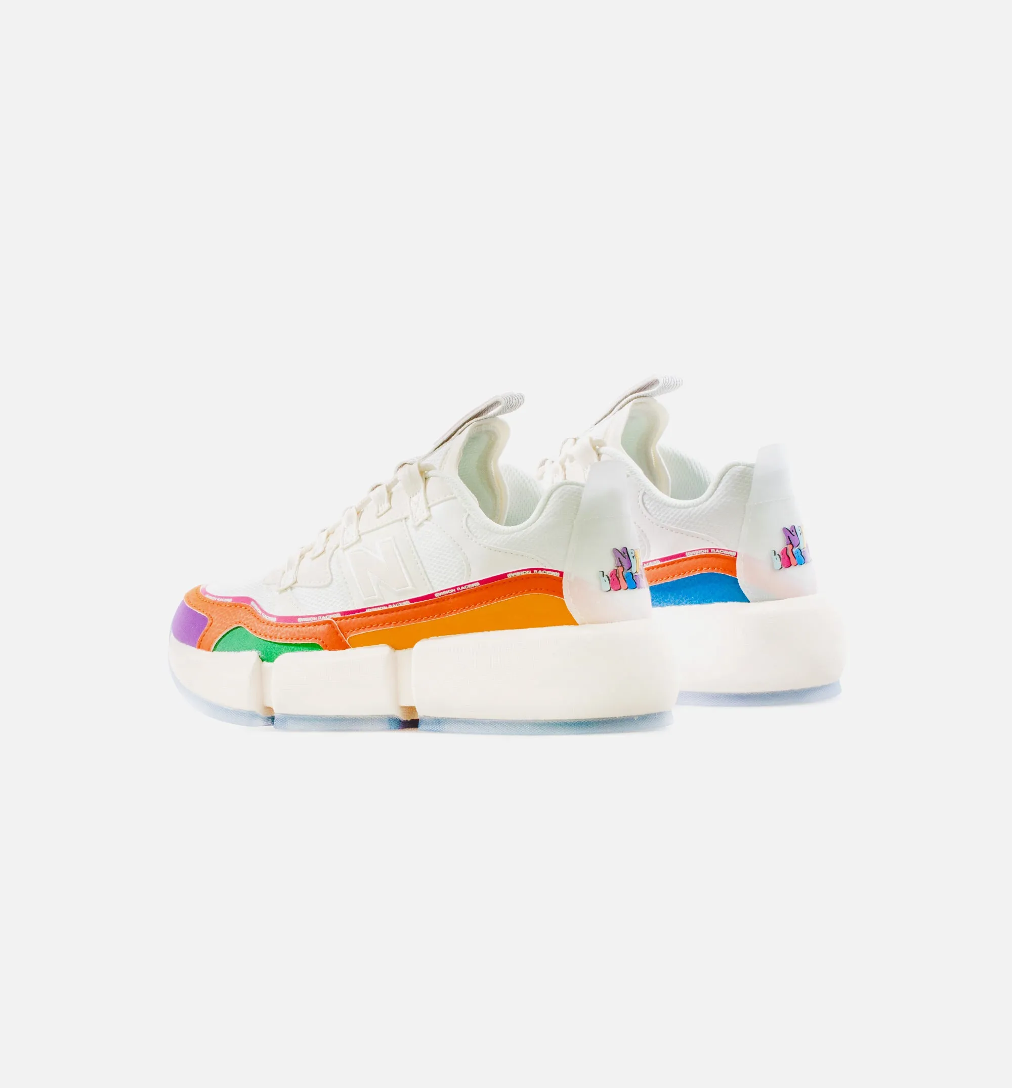 Vision Racer Trippy Sommer Herren Lifestyle-Schuh - Weiß/Orange