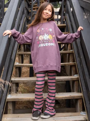 Volcom Girls Nite Flite Hose Vintage Schwarz Volcom
