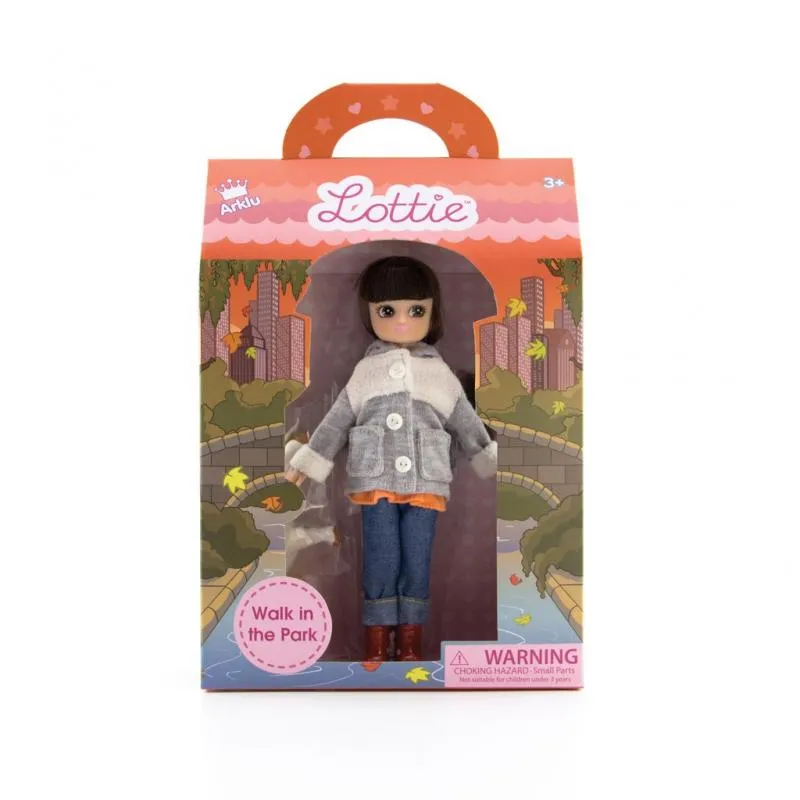 Lottie im Park spazieren