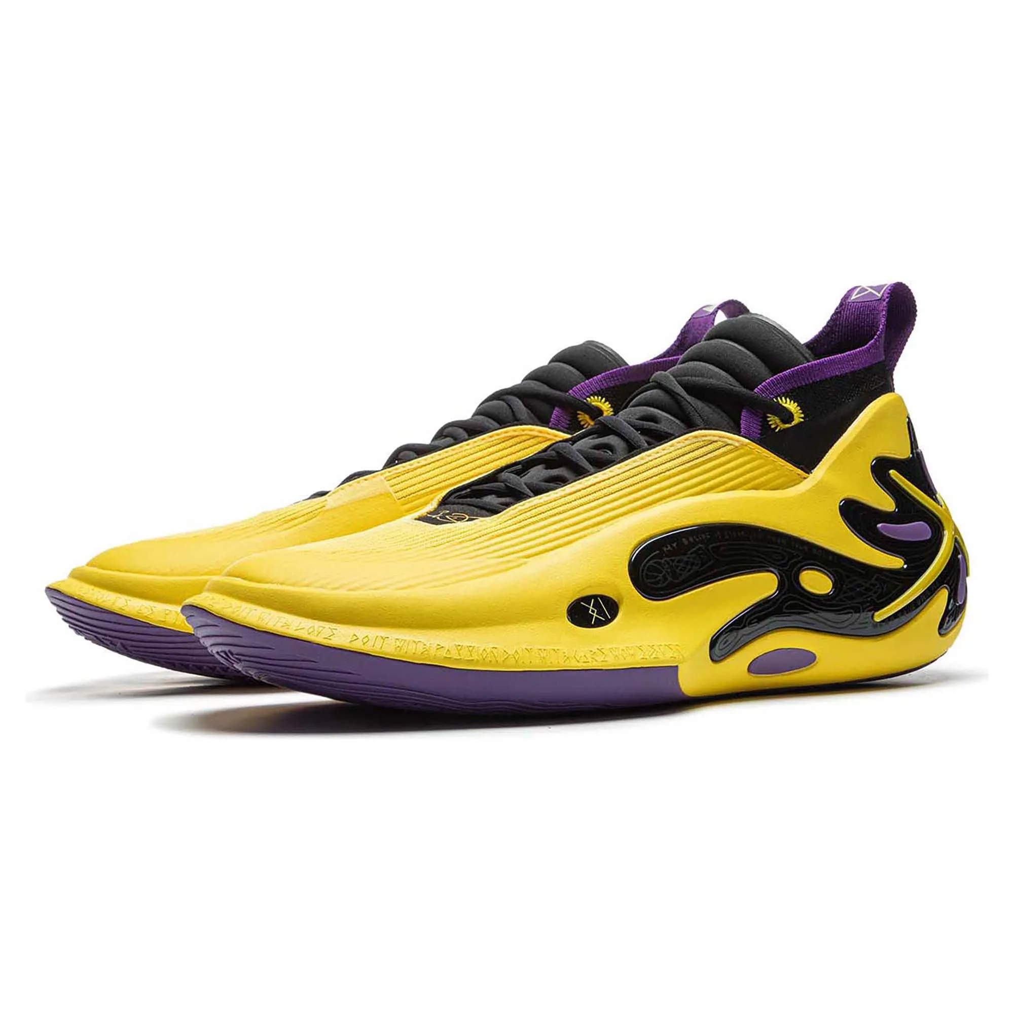 Way Of Wade 11 Low 'Lila & Gold' Herren-Basketballschuhe