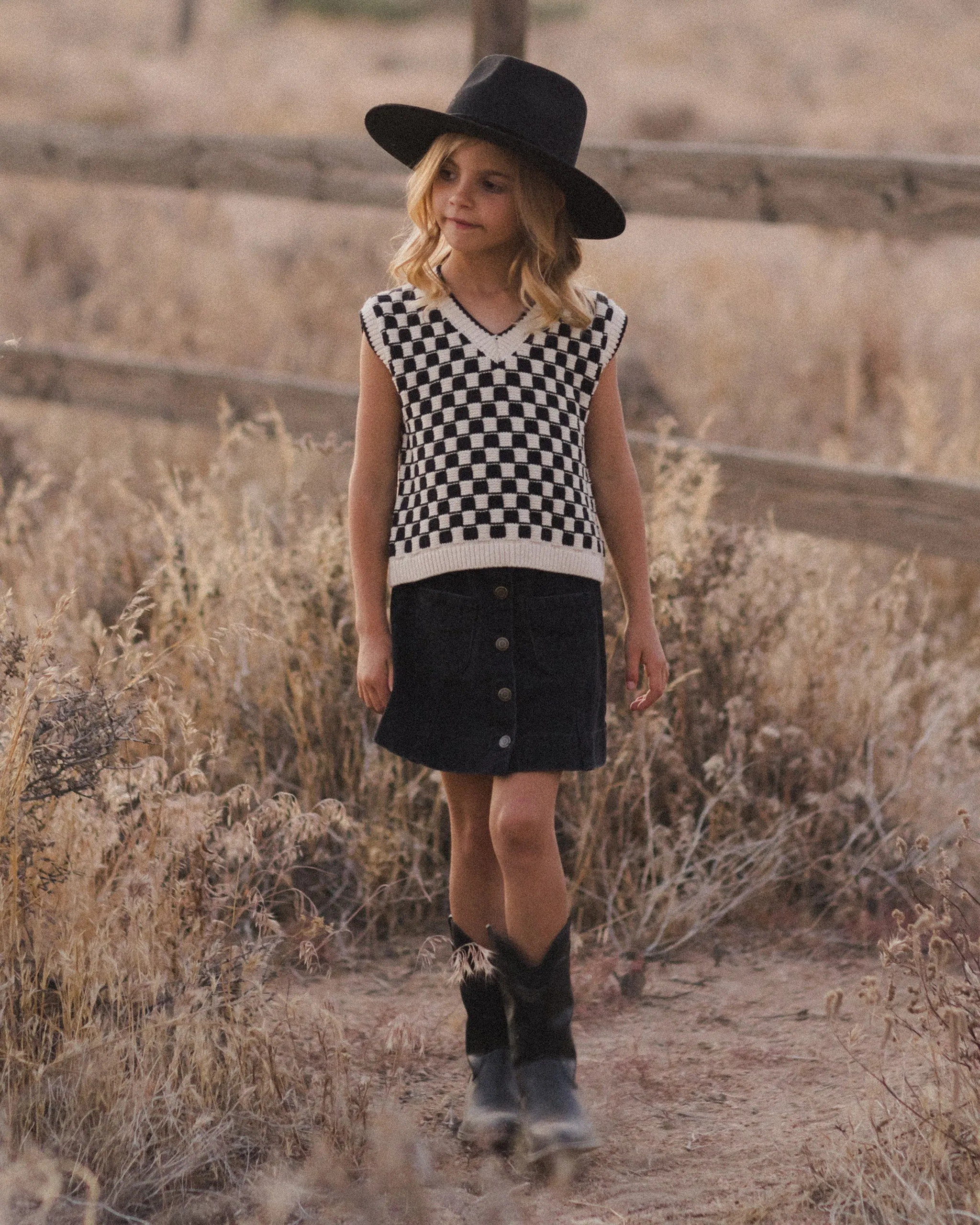 Western-Stiefel || Schwarz