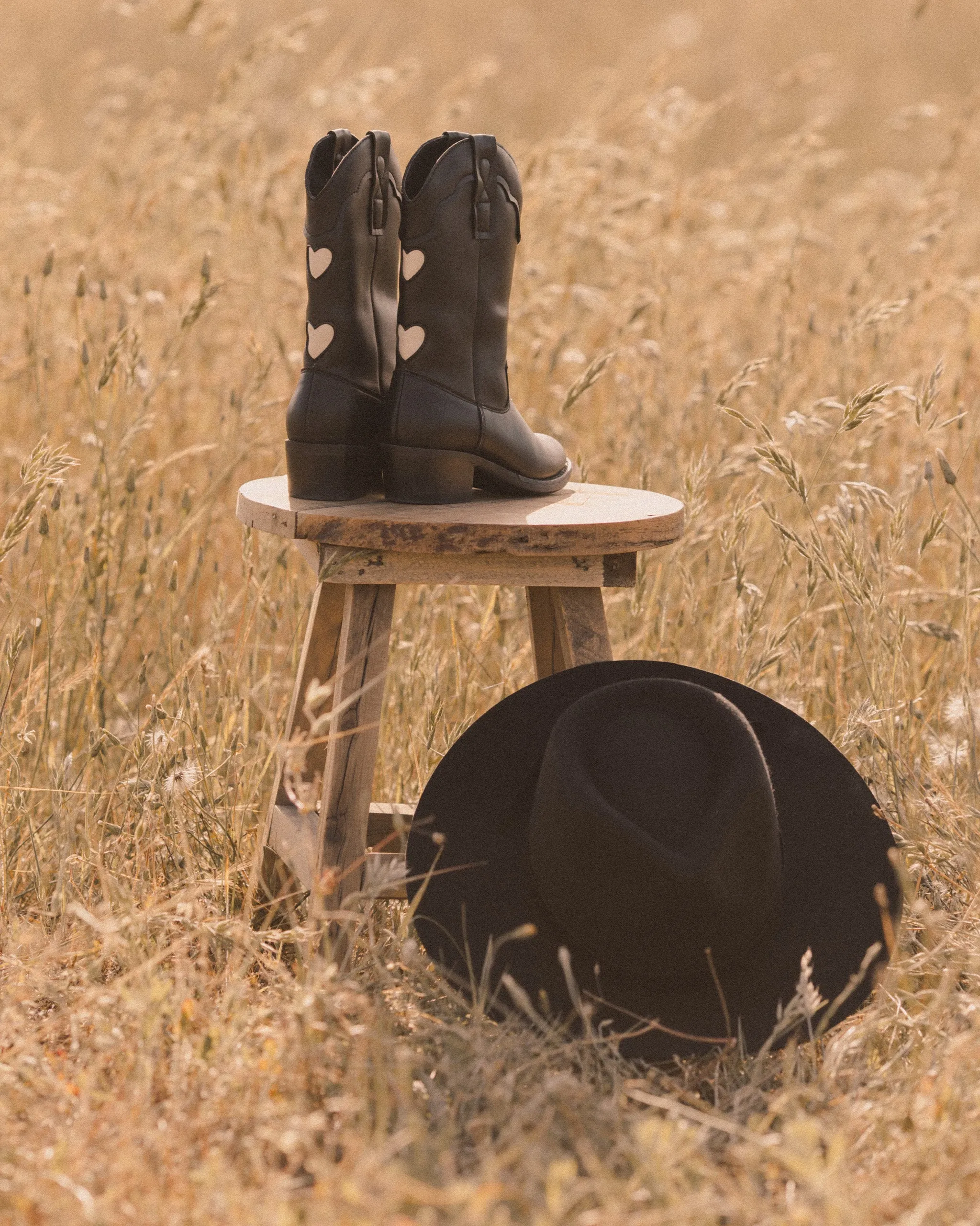 Western-Stiefel || Schwarz