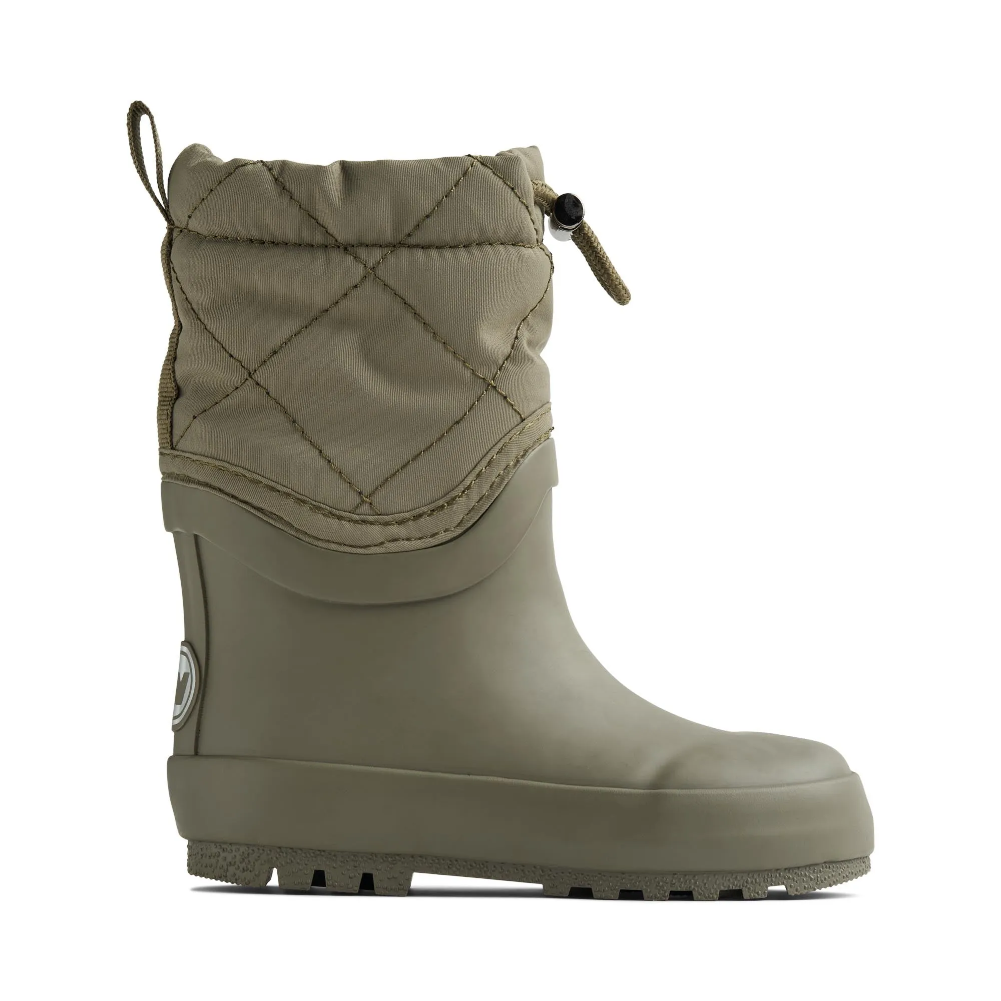 Weizenfarbene gefütterte Stiefeletten mit warmem Drizzle-Effekt - Trockenes Laub