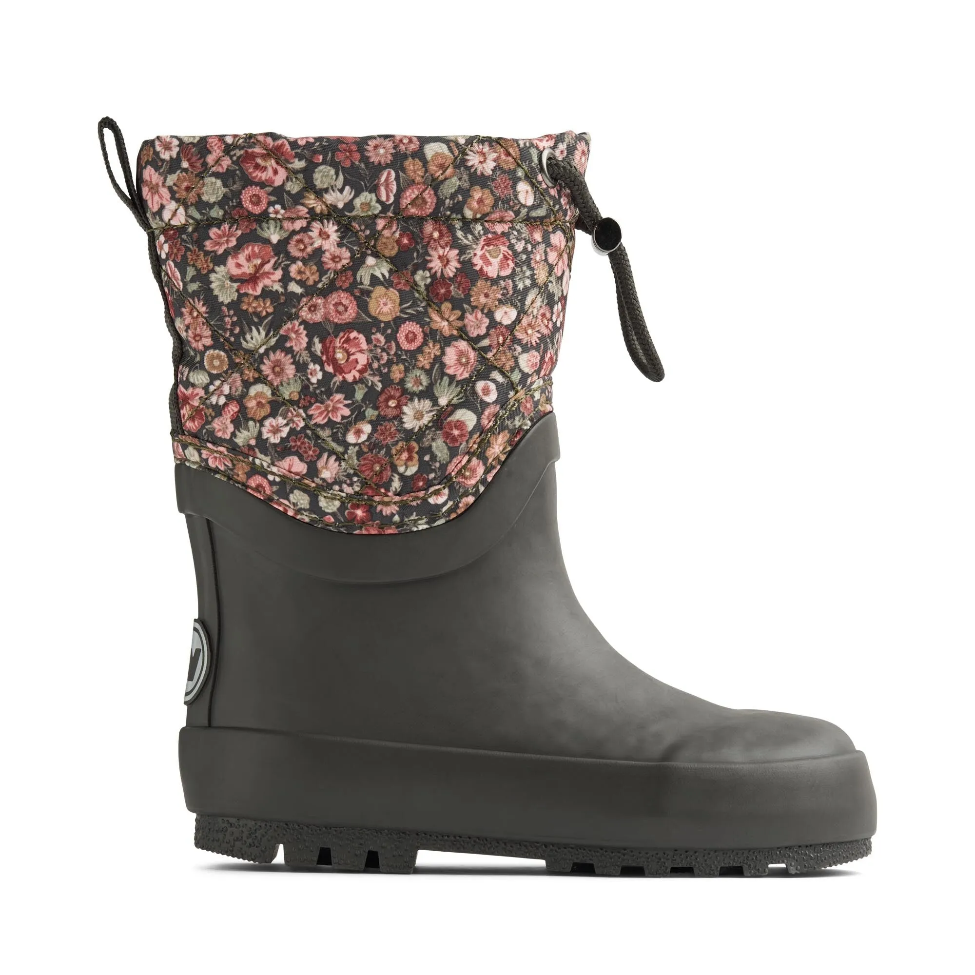 Weizenfarbene gefütterte Stiefeletten mit warmem Drizzle-Muster - Raven Wildblumen