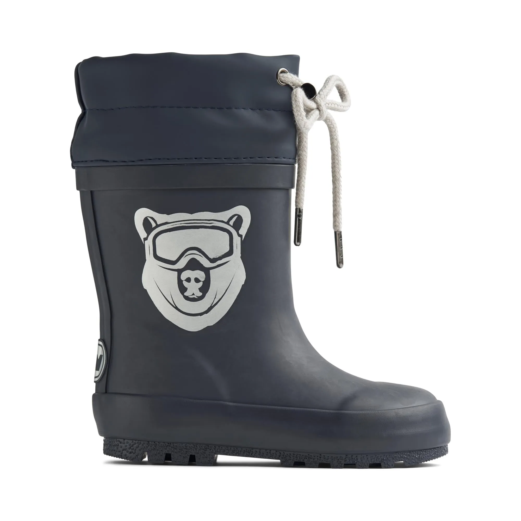 Weizen Warm Gefütterte Stiefeletten mit Bündchen - Navy Bär