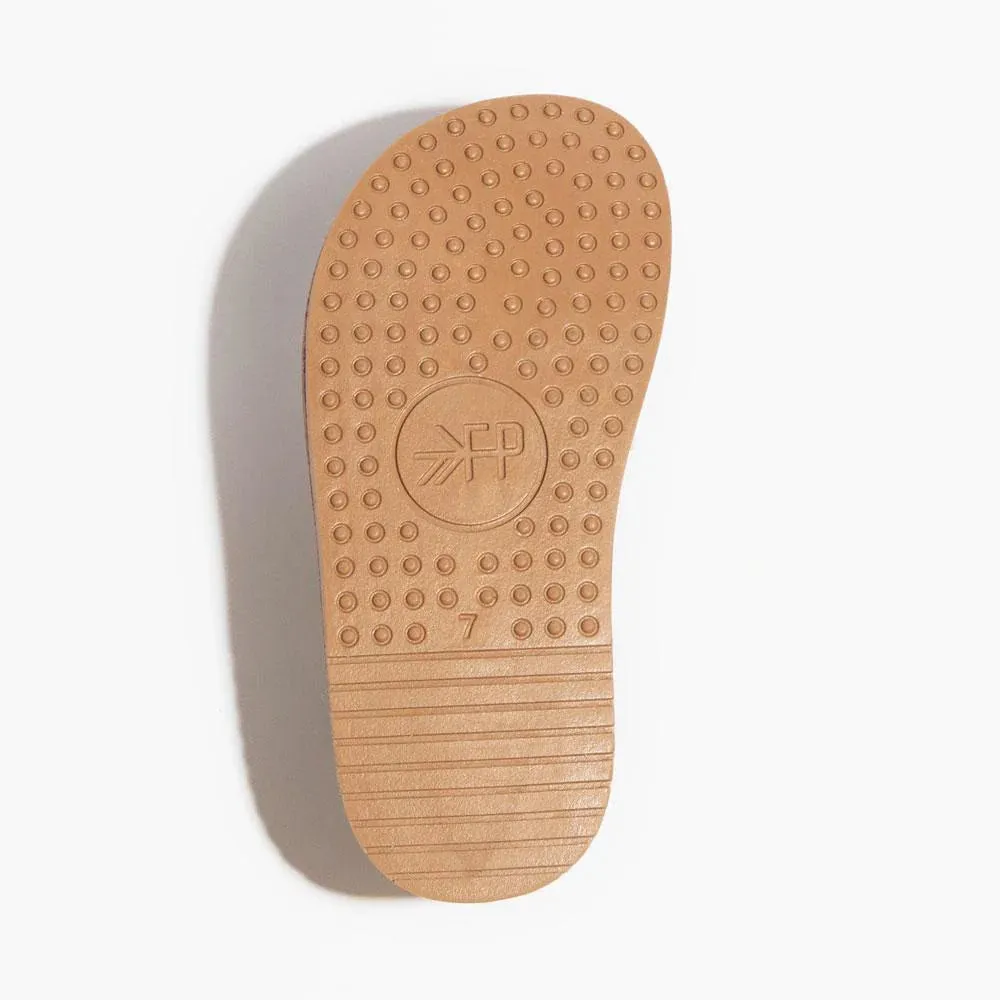 Weißer Patent-Laguna II-Sandal