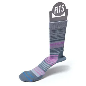 Damen Casual Infinity Streifen Crew Socken