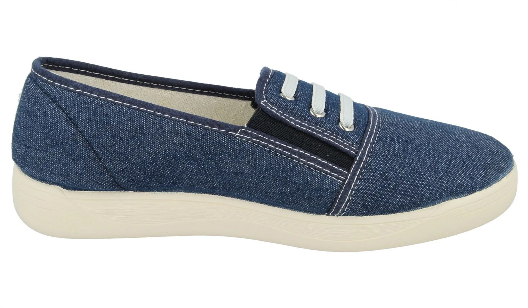 Damen DB Coup Canvas in weiter Passform