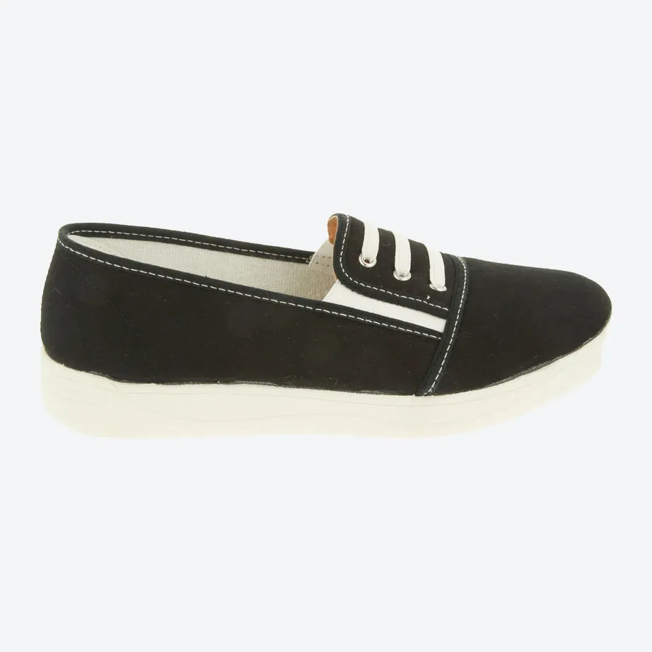 Damen DB Coup Canvas in weiter Passform