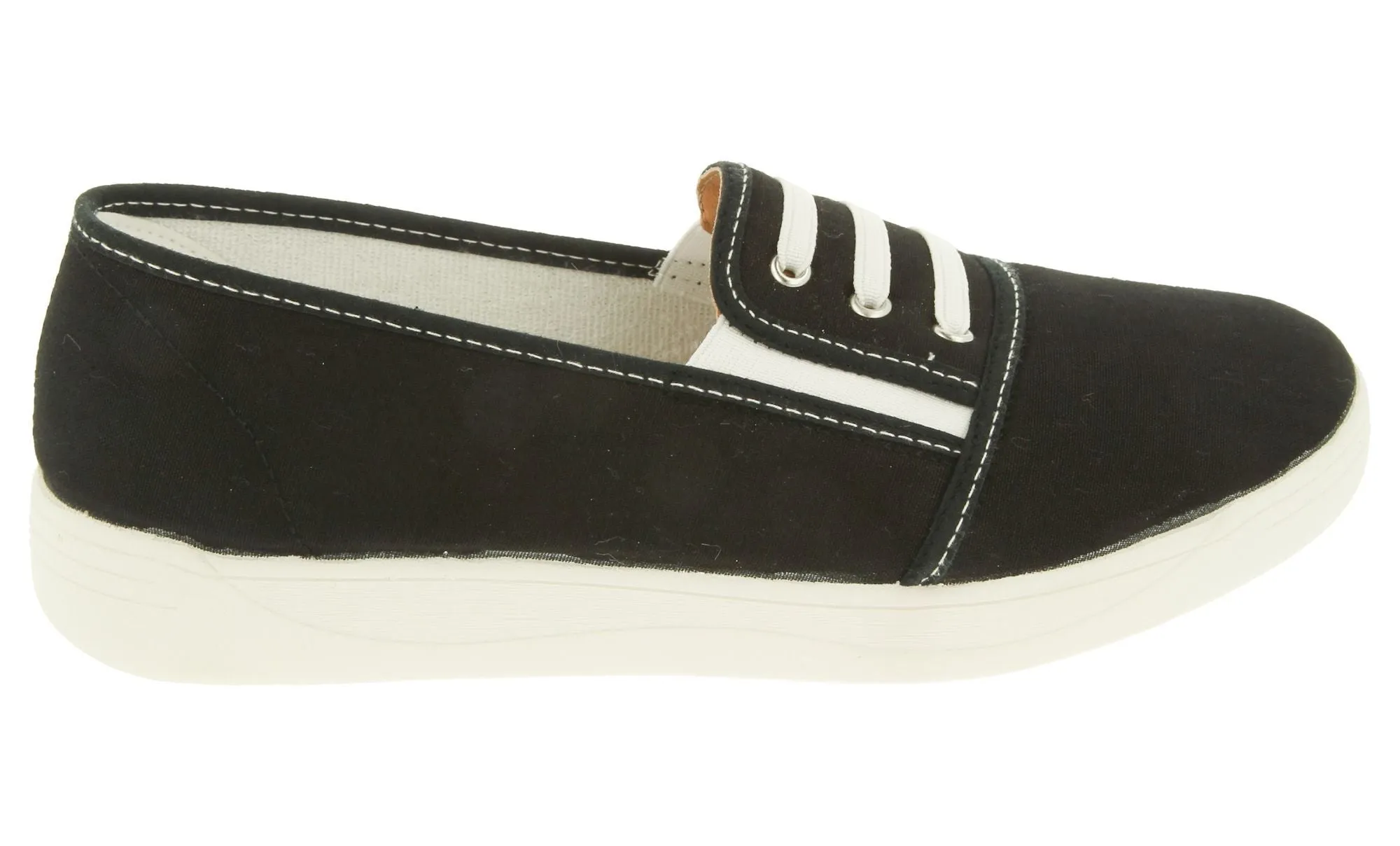 Damen DB Coup Canvas in weiter Passform