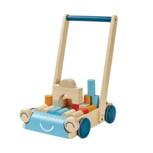 Holz-Babywalker & Bauklötze-Set