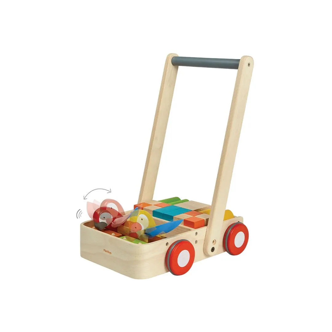 Holz-Vogel-Laufwagen