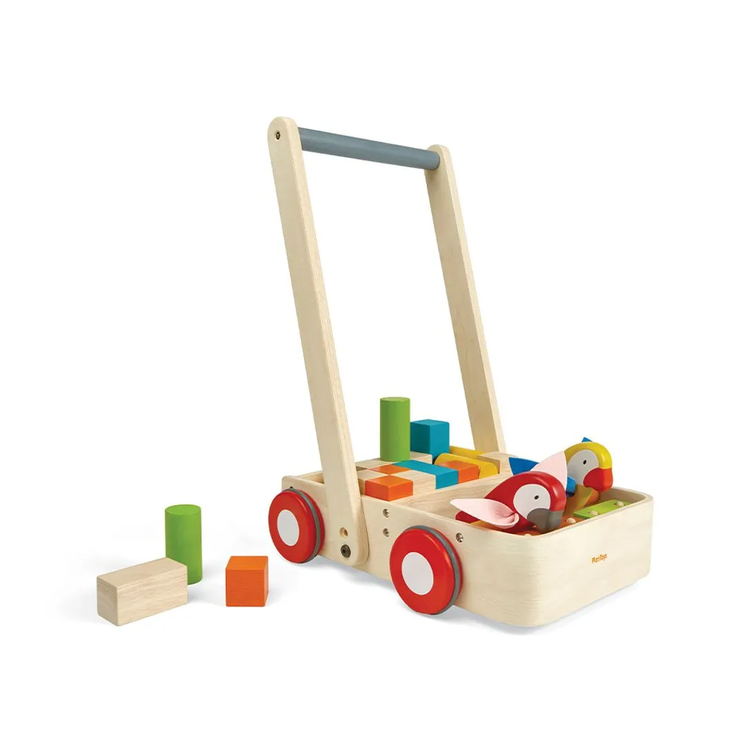Holz-Vogel-Laufwagen