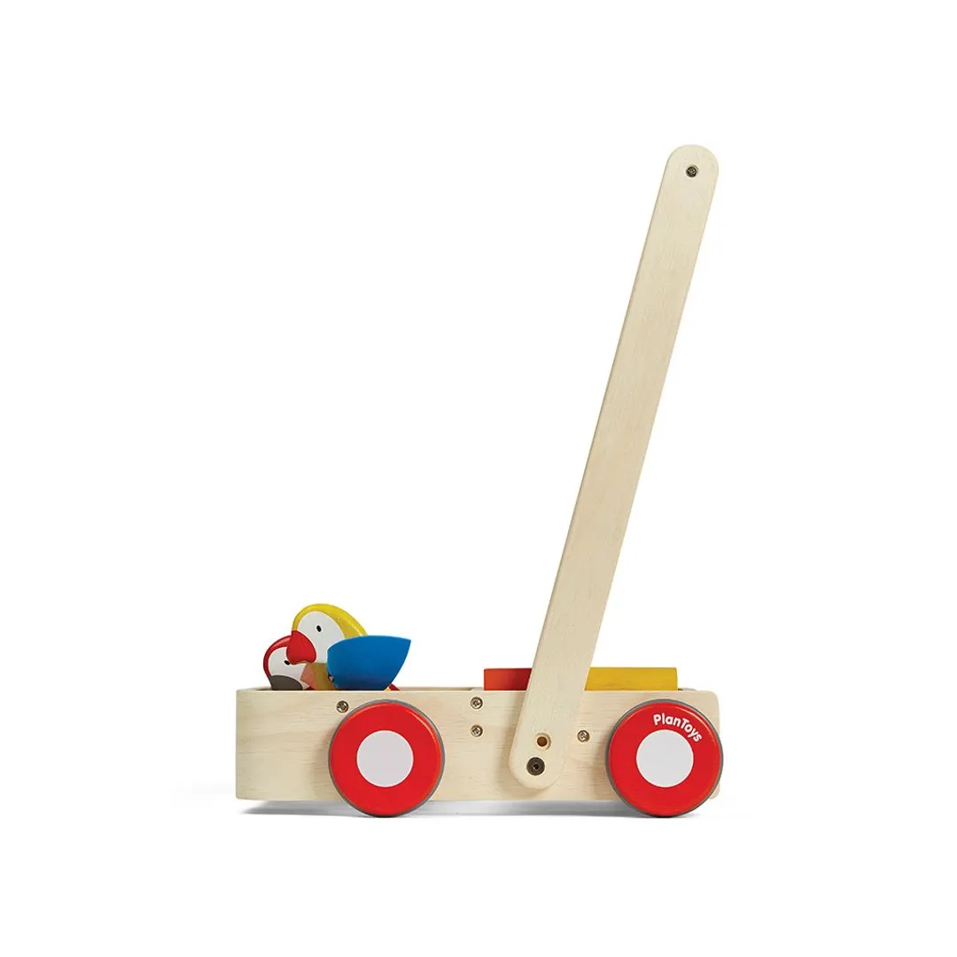 Holz-Vogel-Laufwagen