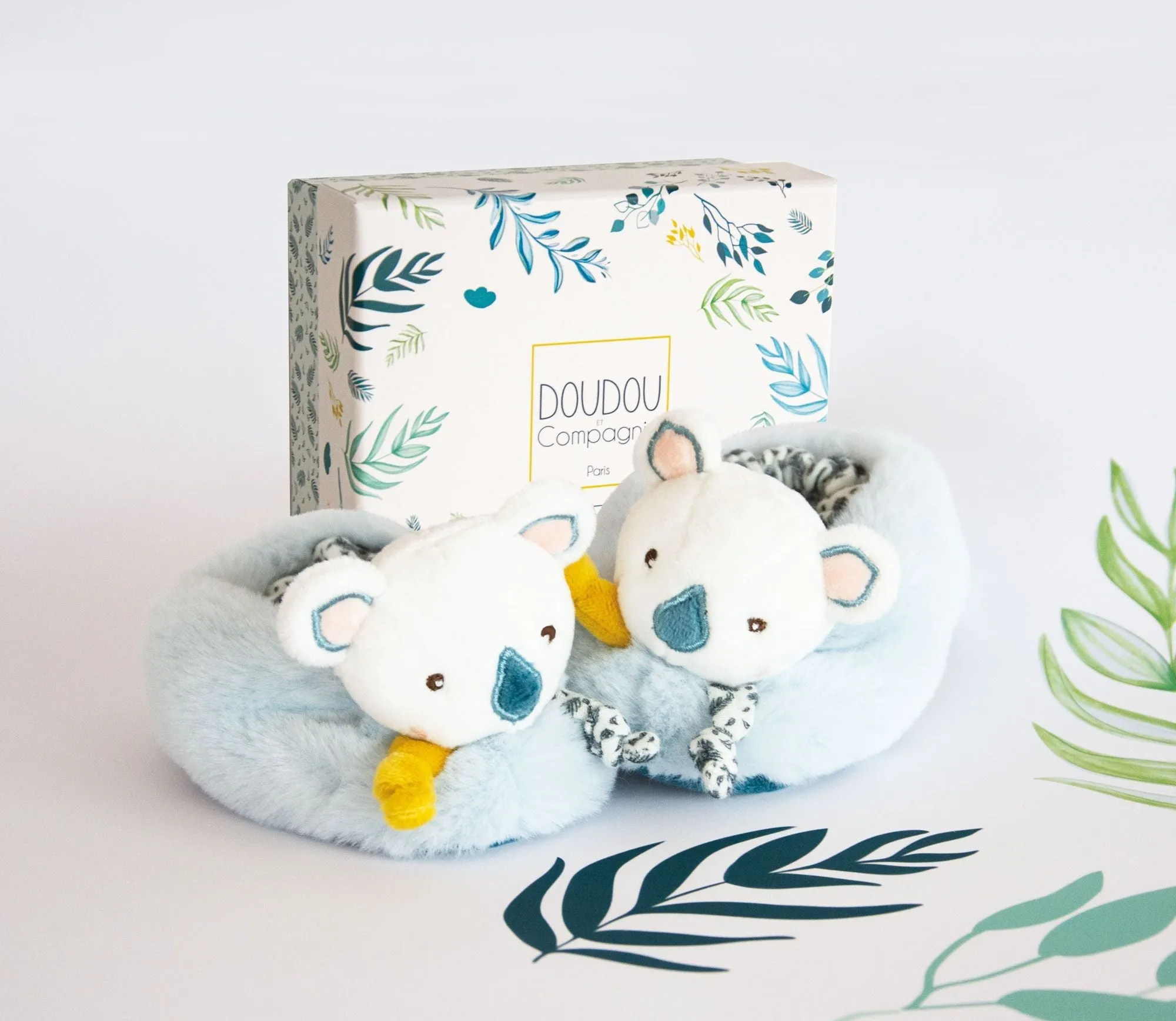 Yoka Der Koala Baby-Söckchen Mit Rassel Babykids_Doudou-Et-Compagnie