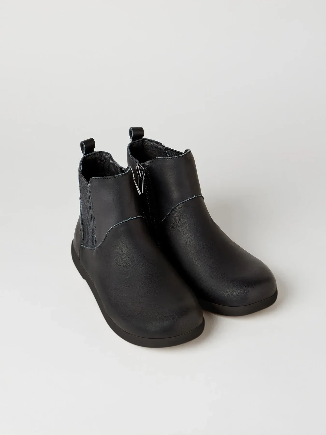 Zig & Star: Rockit School Stiefel - Schwarzes Leder