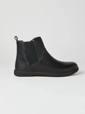 Zig & Star: Rockit School Stiefel - Schwarzes Leder