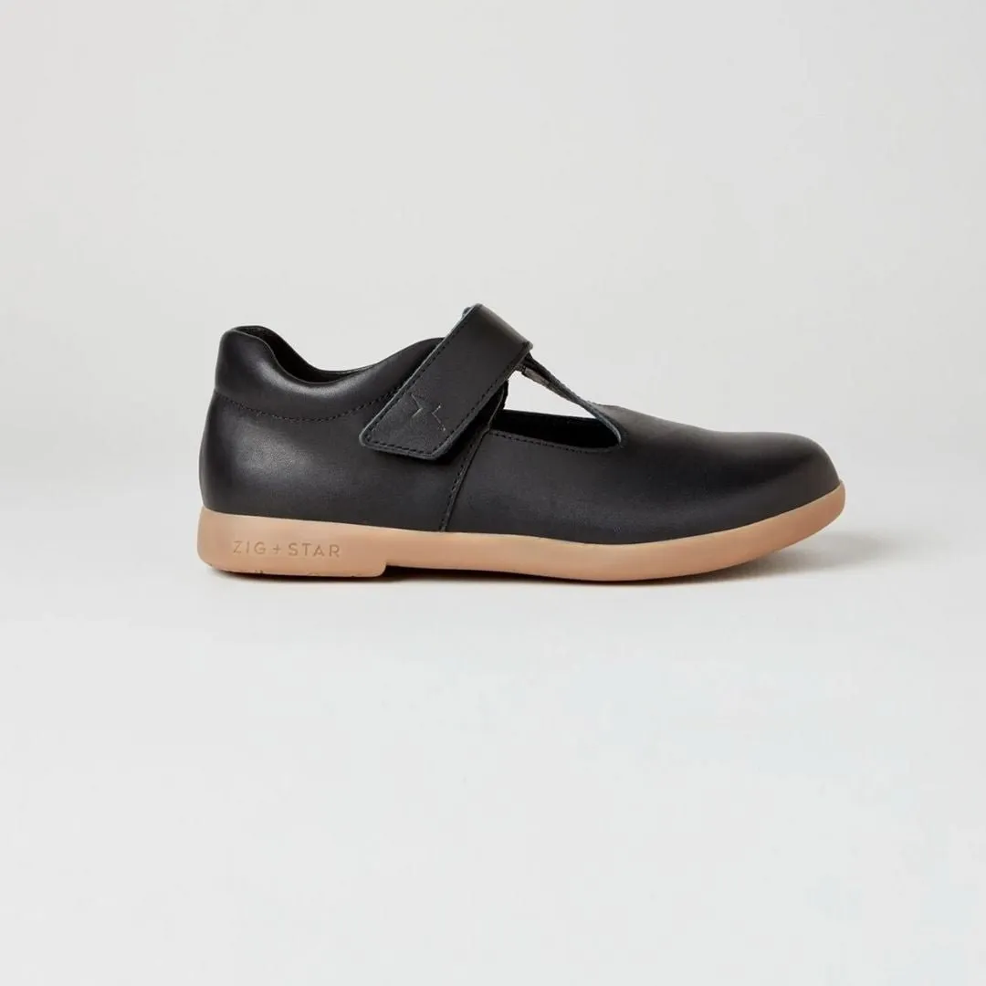 Zig   Star: Astro-Schuh aus schwarzem Leder