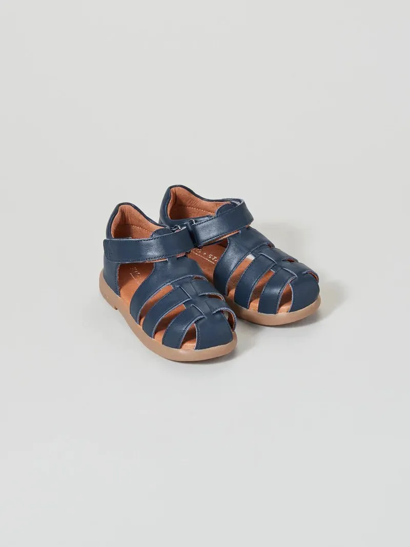 Zig   Star: Kosmische geschlossene Kindersandalen - Marineblau