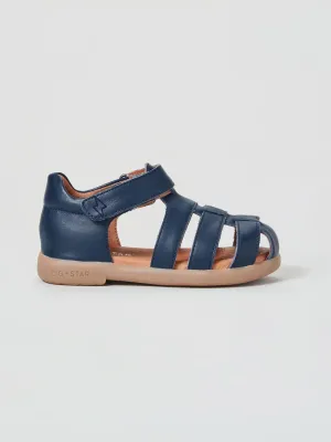Zig   Star: Kosmische geschlossene Kindersandalen - Marineblau