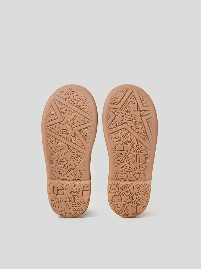 Zig   Star: Rae Kreuzriemen-Mädchensandalen - Goldstaub