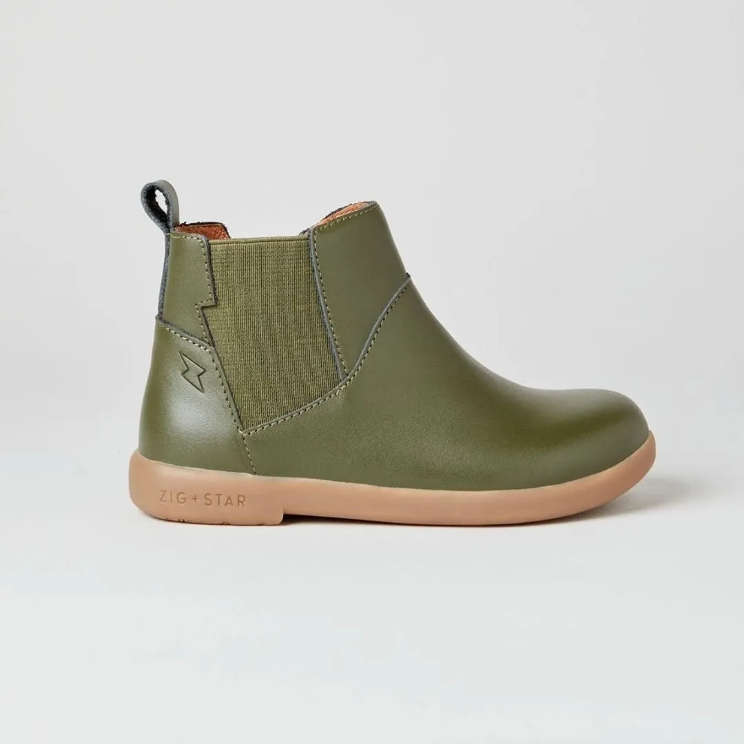 Zig   Star: Rockit Khaki Lederstiefel