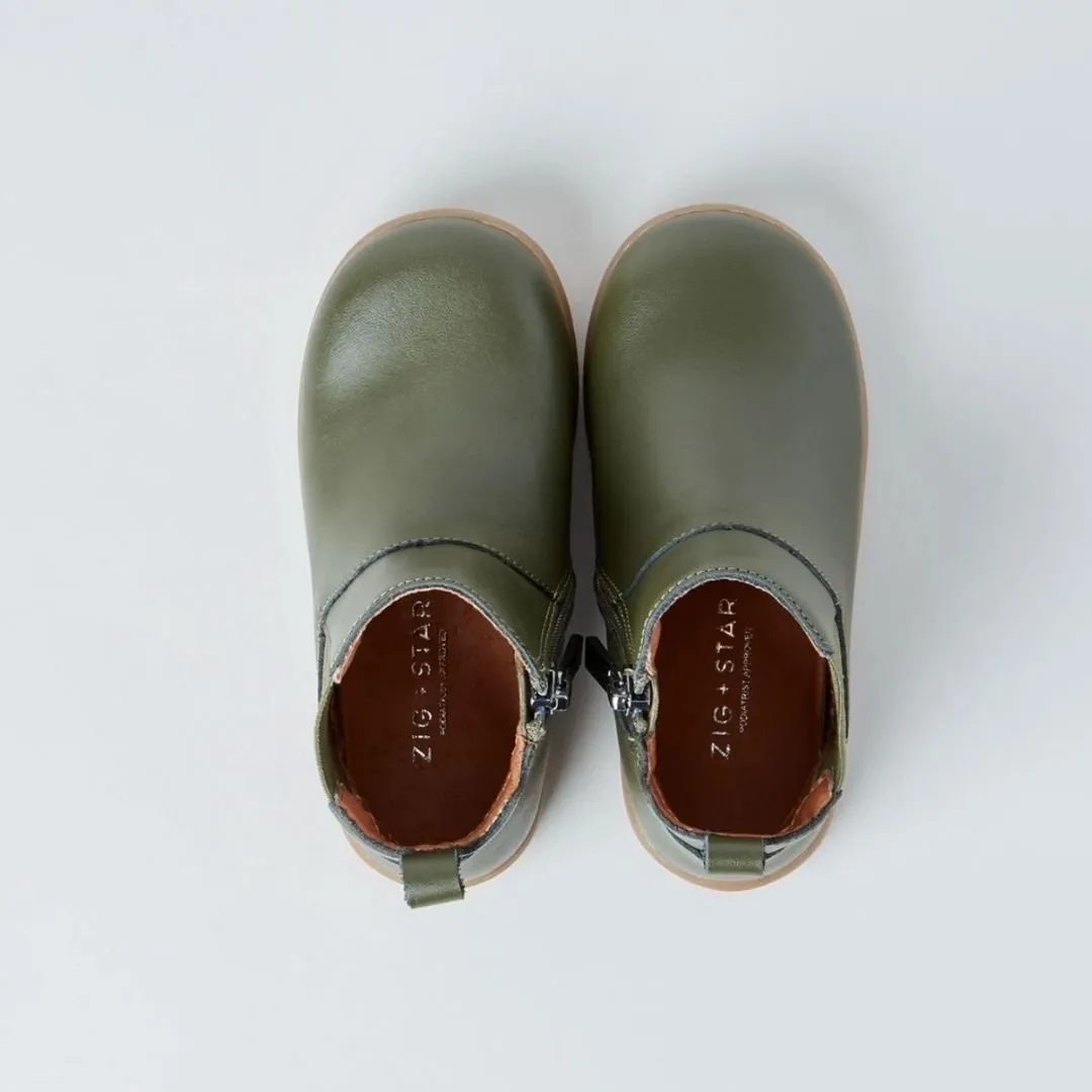 Zig   Star: Rockit Khaki Lederstiefel