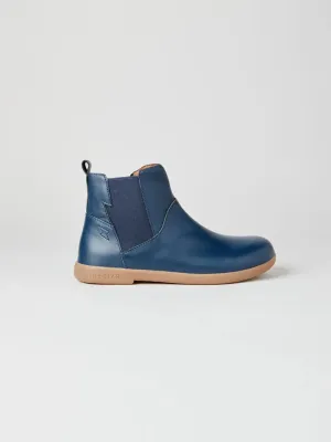 Zig   Star: Rockit Kids Stiefel - Marineblau Leder